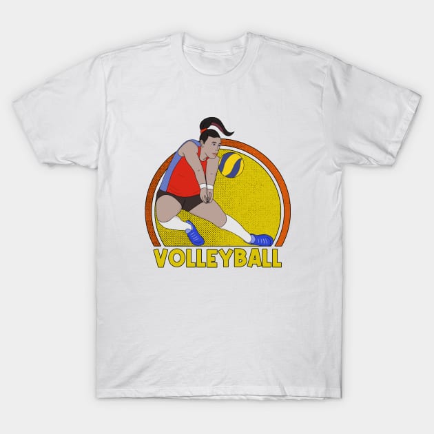 Volleyball Player T-Shirt by DiegoCarvalho